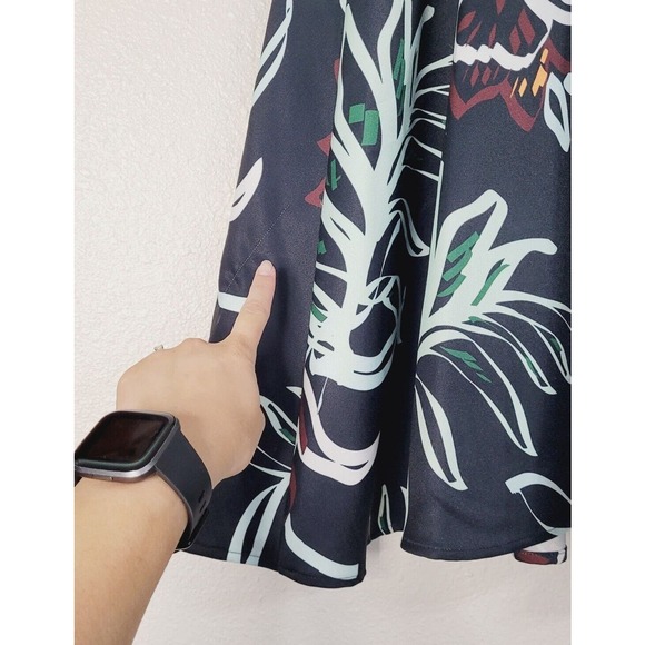 Cooper St Women's‎ Rainforest Floral V-Neck Fit & Flare Dress. Size 4 - Picture 10 of 12